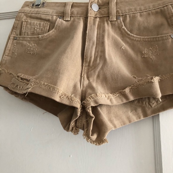 NWT Kendall & kylie Tan shorts - Picture 1 of 5